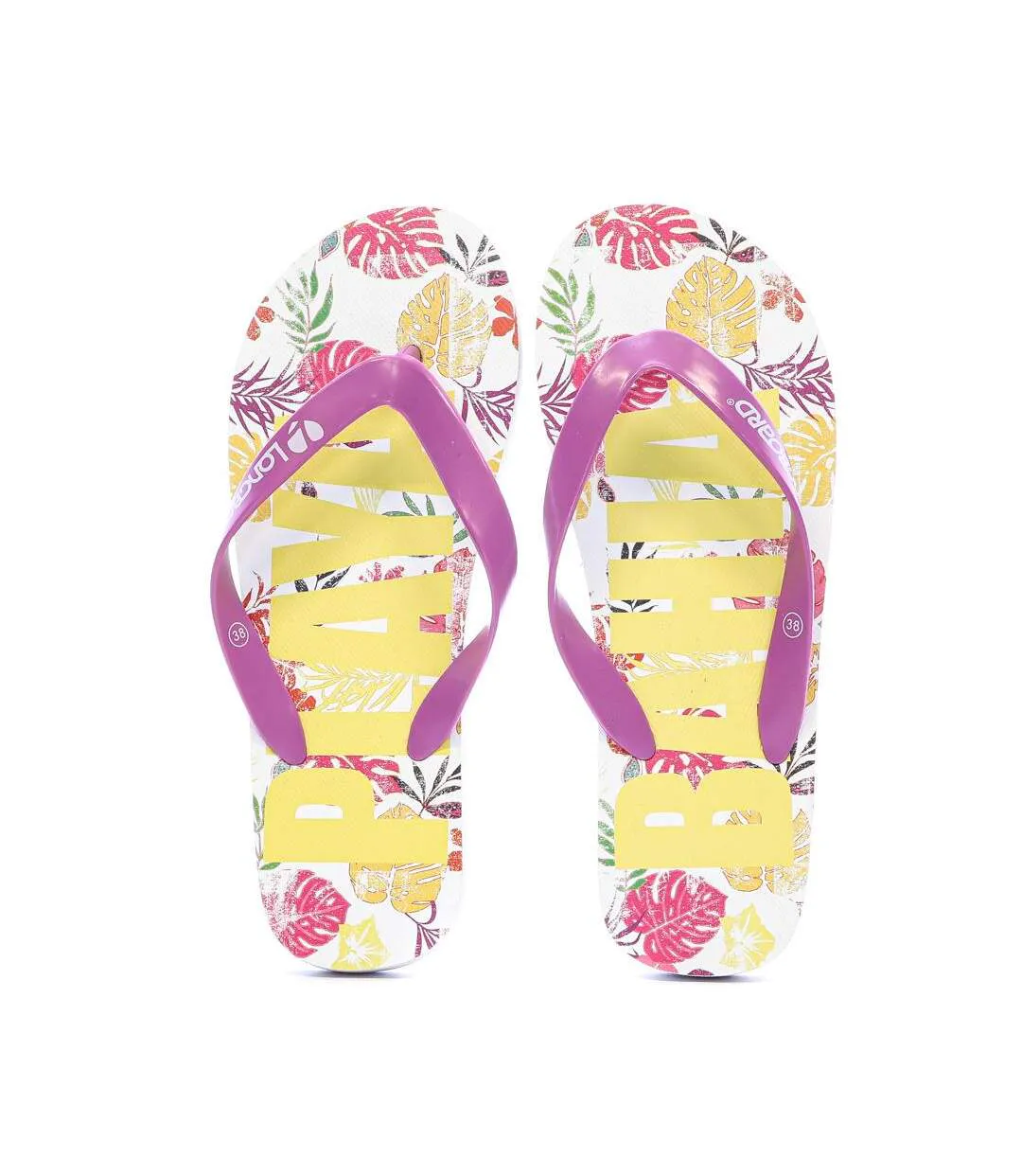 Tongs violet femme longboard bahiasko-3
