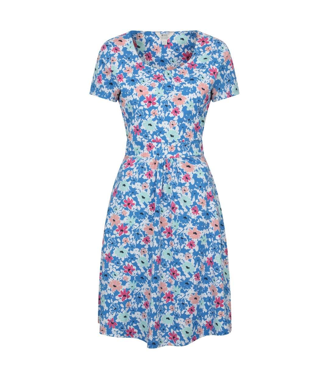 Womens/ladies orchid floral uv dress bright blue Mountain Warehouse-1