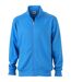 Sweat zippé workwear - Homme - JN836 - bleu aqua