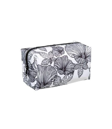 Trousse de Toilette Blackflora 27cm Noir & Blanc