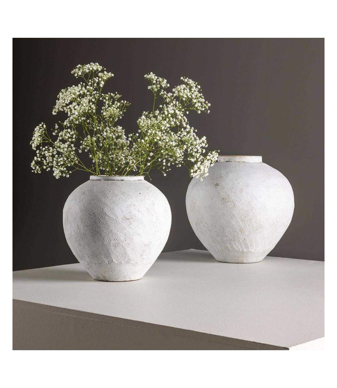 Vase en grès Globe 14 x 25 x 23 cm-2