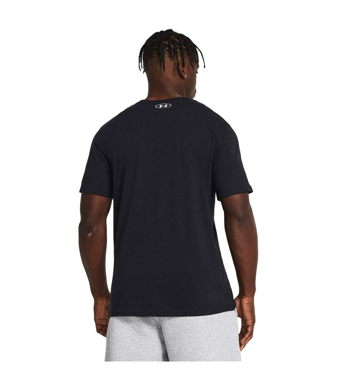 Mens Foundation Updates Gl Short-sleeved T-shirt Black White Under Armour-3