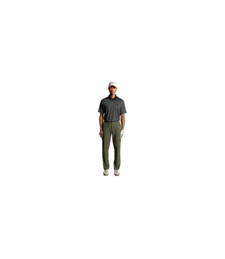 Polo De Golf Manches Courtes Motif/style À Motifs Homme Noir À Motifs Lyle & Scott