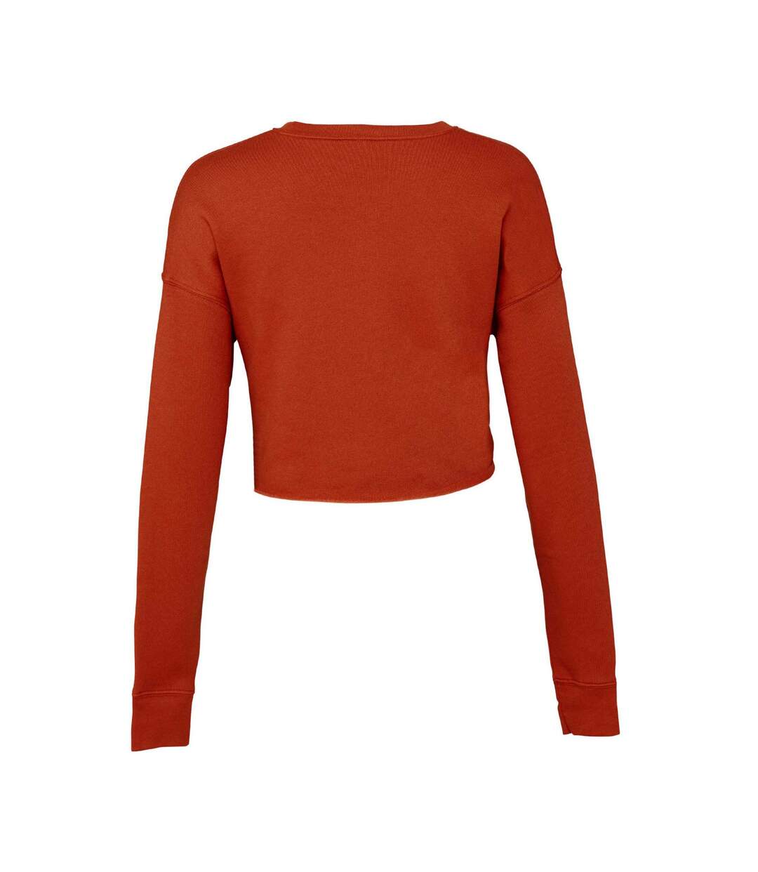 Haut polaire femme rouge orangé Bella + Canvas