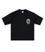 T-shirt Paradise Gardens Homme Noir Rose London-1