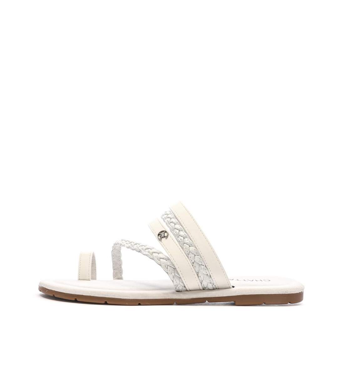 Sandales blanc femme chattawak tifa-1