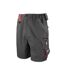 Mens technical cargo shorts grey/black WORK-GUARD by Result