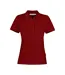 Womens/ladies Neptune Polo Shirt Dark Red James Harvest-2