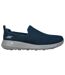 Mens Go Walk Slip-in Flat Walking Shoes Navy Skechers-1