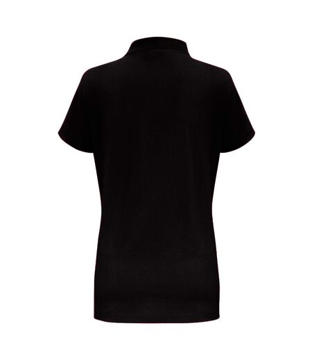Asquith & Fox Womens/Ladies Short Sleeve Contrast Polo Shirt (Black/ Red) - UTRW5353