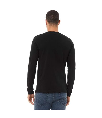 Bella + Canvas Adults Unisex Jersey Long Sleeve T-Shirt (Black) - UTPC3875