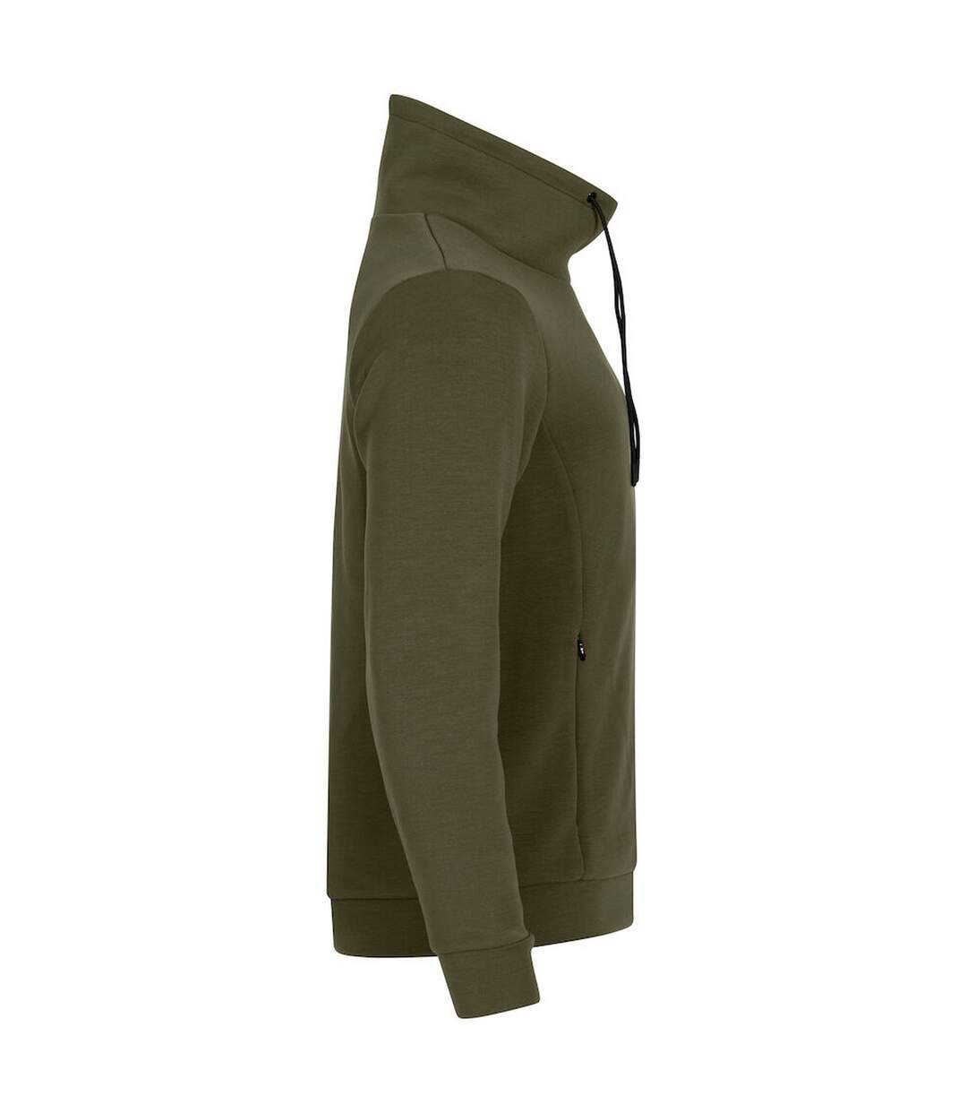 Sweat À Capuche Hobart Homme Vert Kaki Clique-4