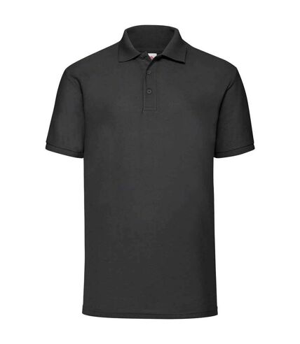 Polo homme noir Fruit of the Loom