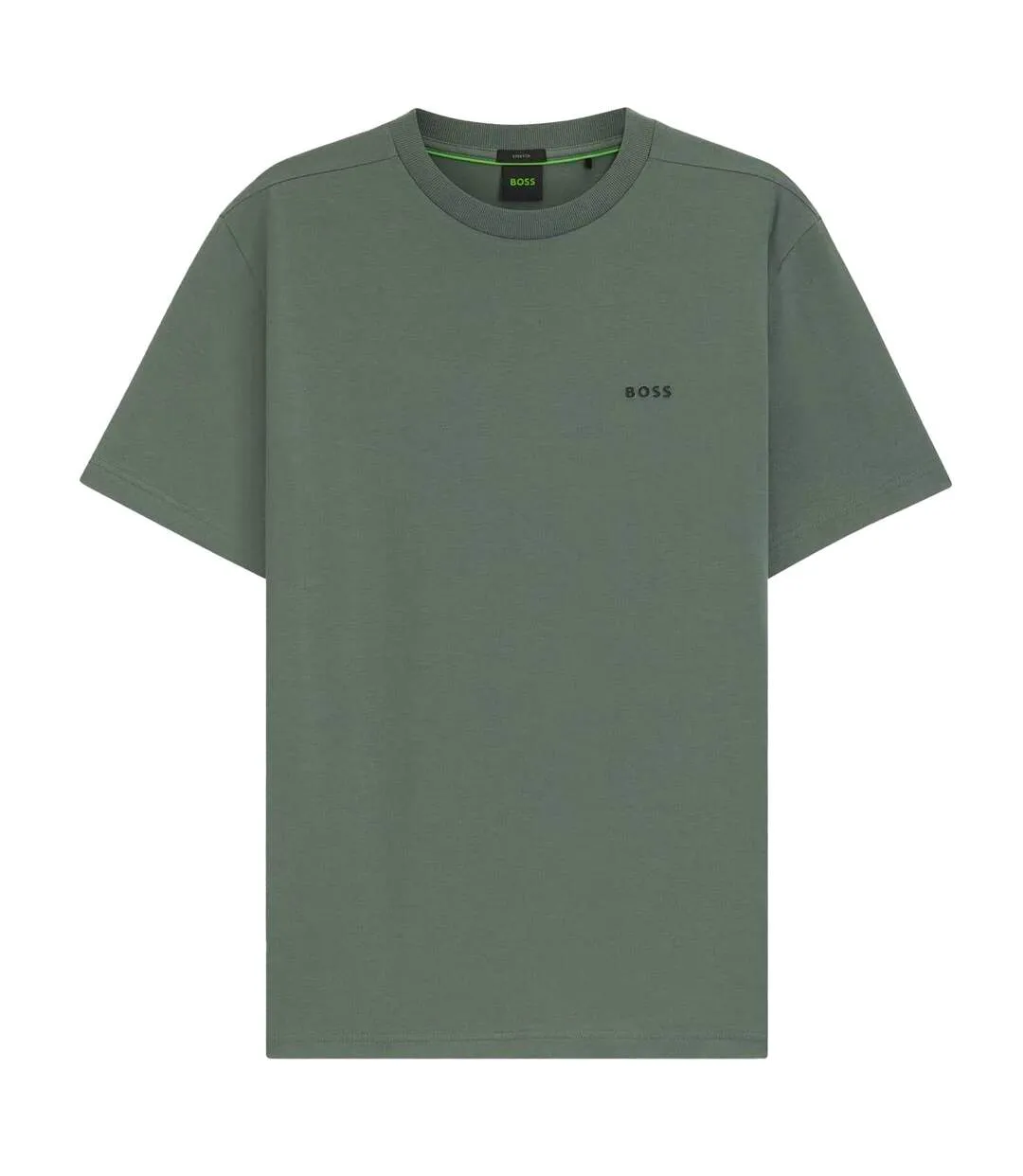 T-shirt Motif/style Logo Homme Vert Boss-1