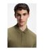 Mens Donos Cotton Polo Shirt Green Hugo-4
