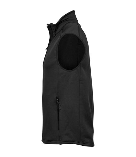 Tee Jays Mens Fleece Stretch Body Warmer (Black)