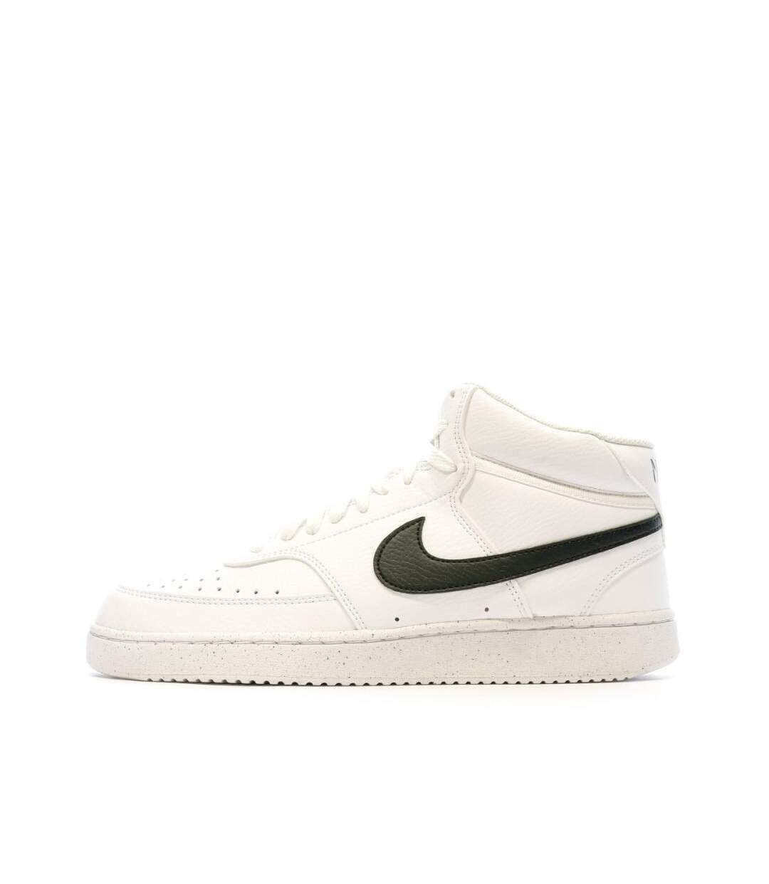 Baskets blanche/noir homme nike court vision mid-1