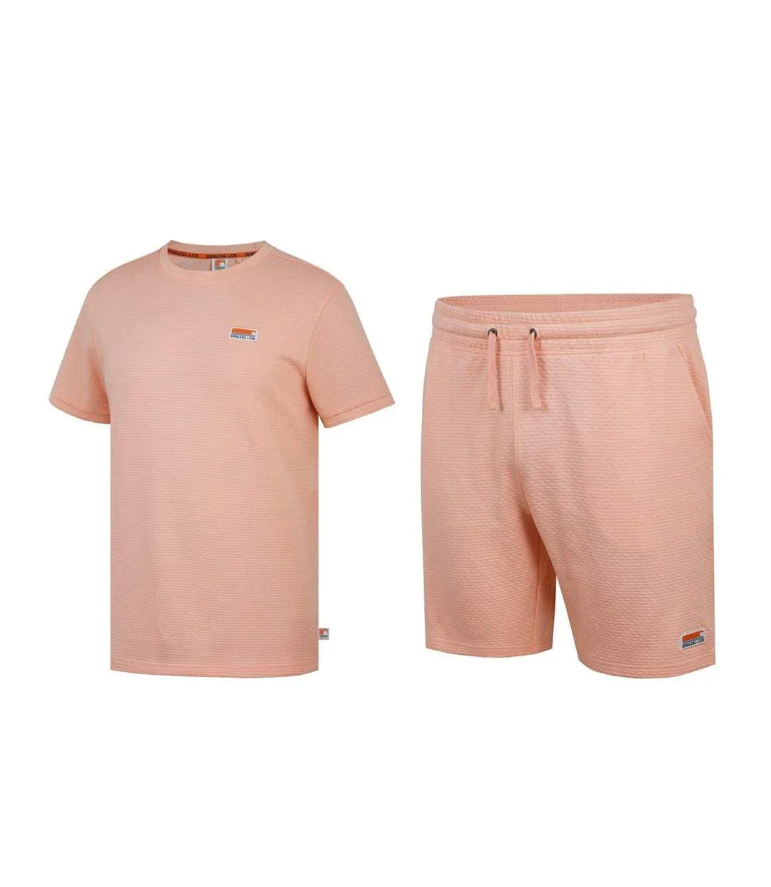 Ensemble T-shirt Et Short Homme Corail SoulCal-3
