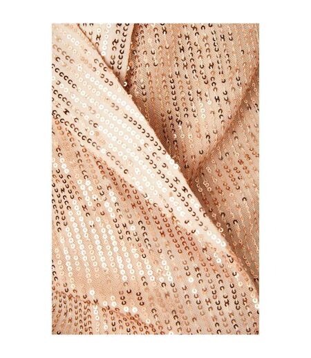 Dorothy Perkins Womens/Ladies Throw On Sequins Jacket (Champagne) - UTDP989