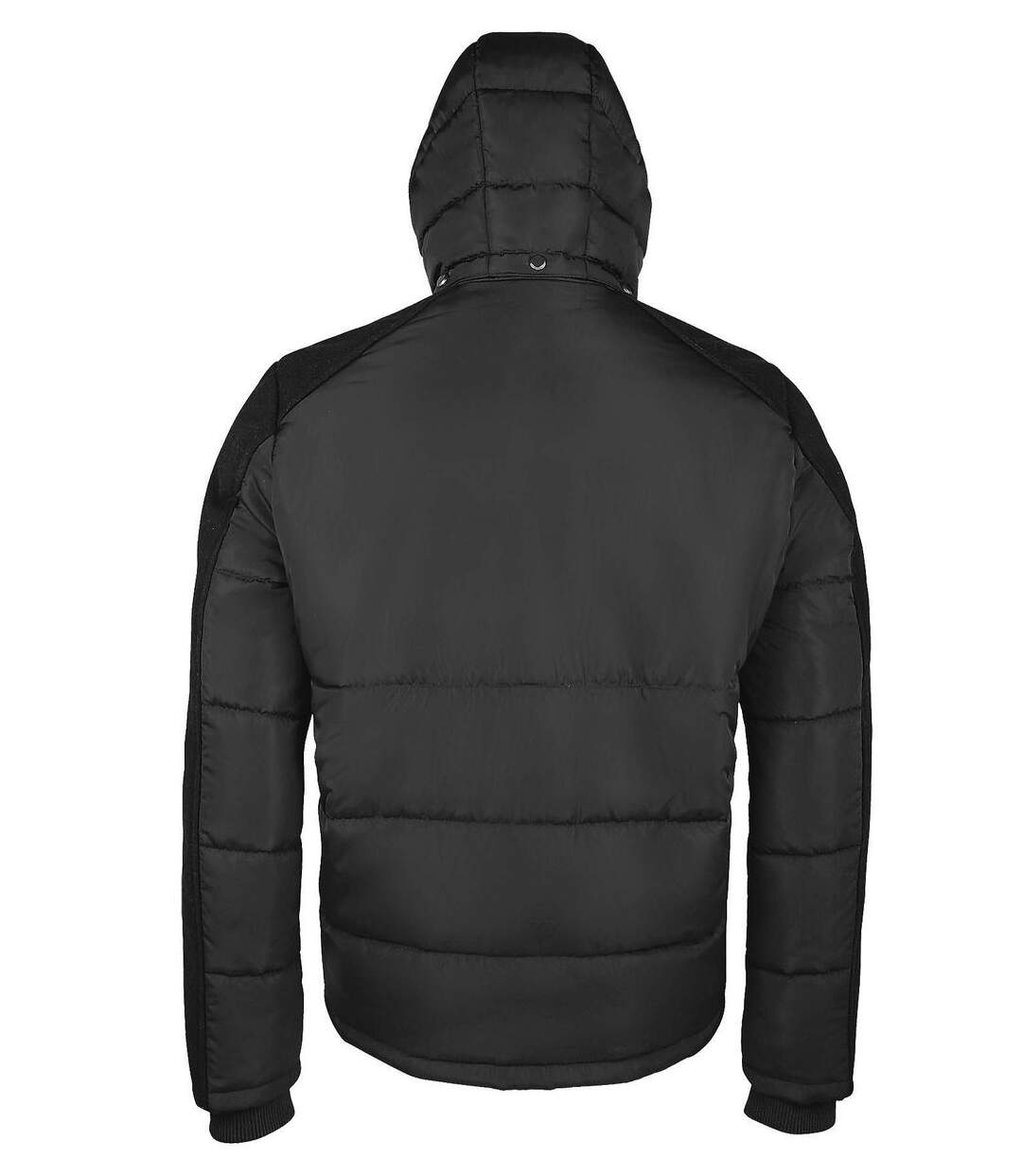 Doudoune chaude à capuche homme - 02886 - noir