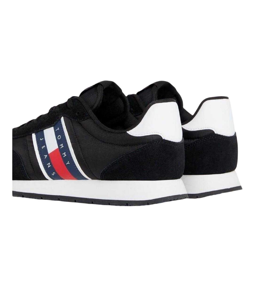 Baskets Course À Pied Motif/style Logo Et Drapeau Tjm Classic Homme Noir Blanc Tommy Jeans-2
