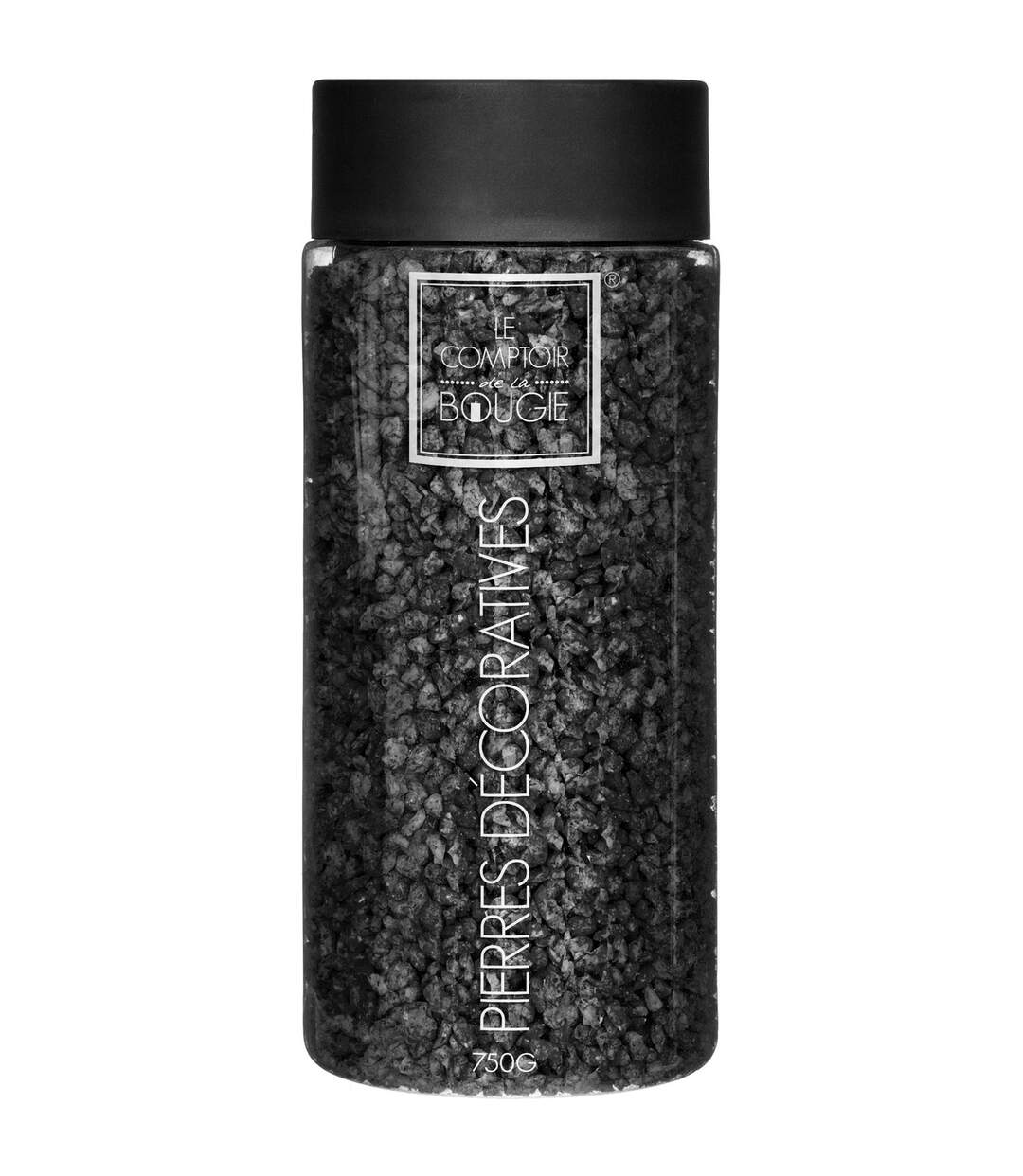 Pierre décorative - 750 g - Noir-2