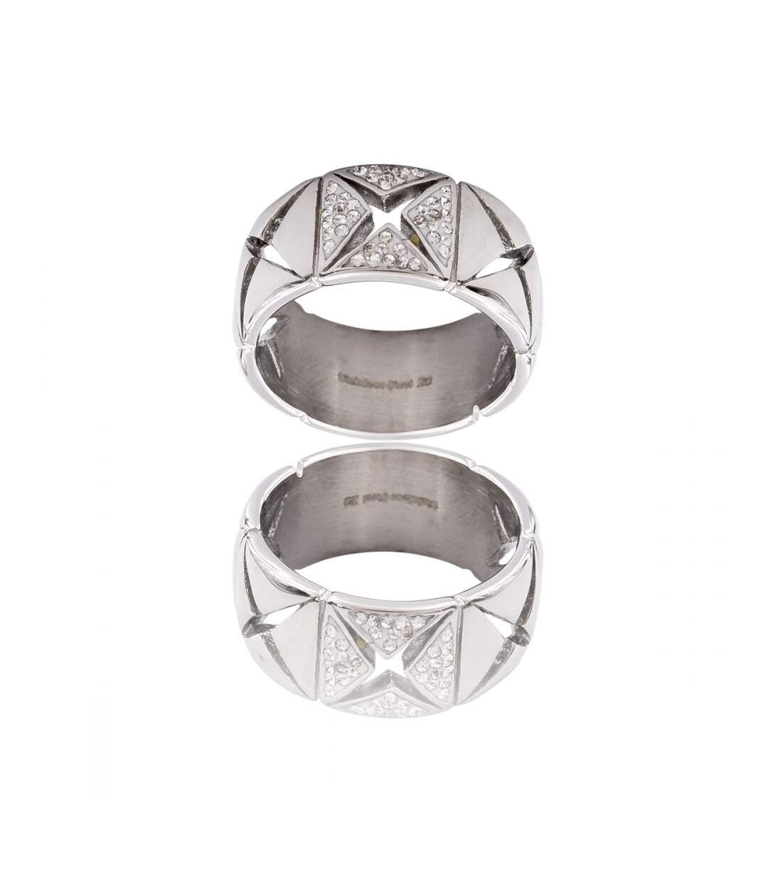 Votre Bague Femme en Acier Ornée Zirconium-1