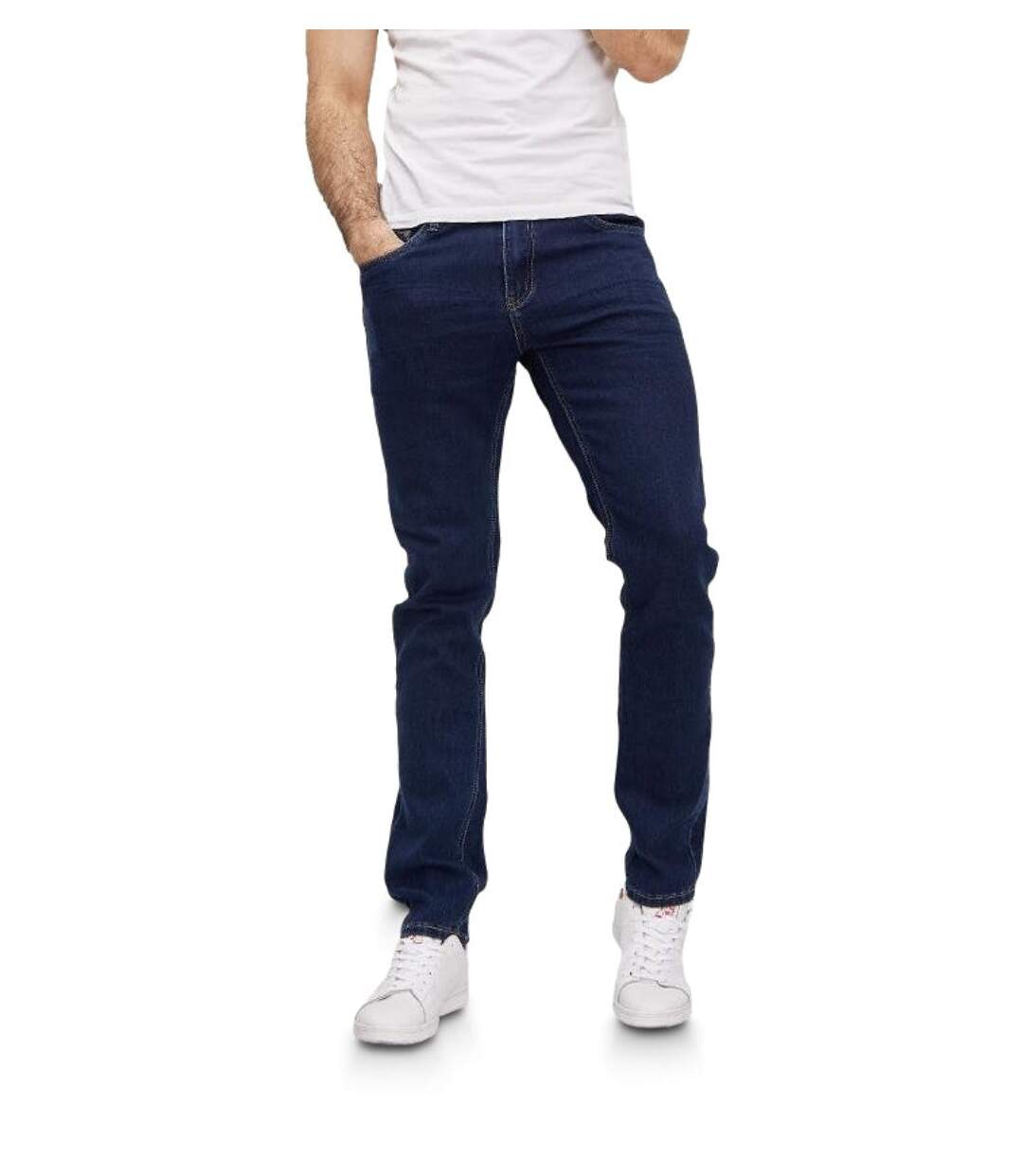 Jean homme - Jean slim bleu brut - Jean fashion denin-1