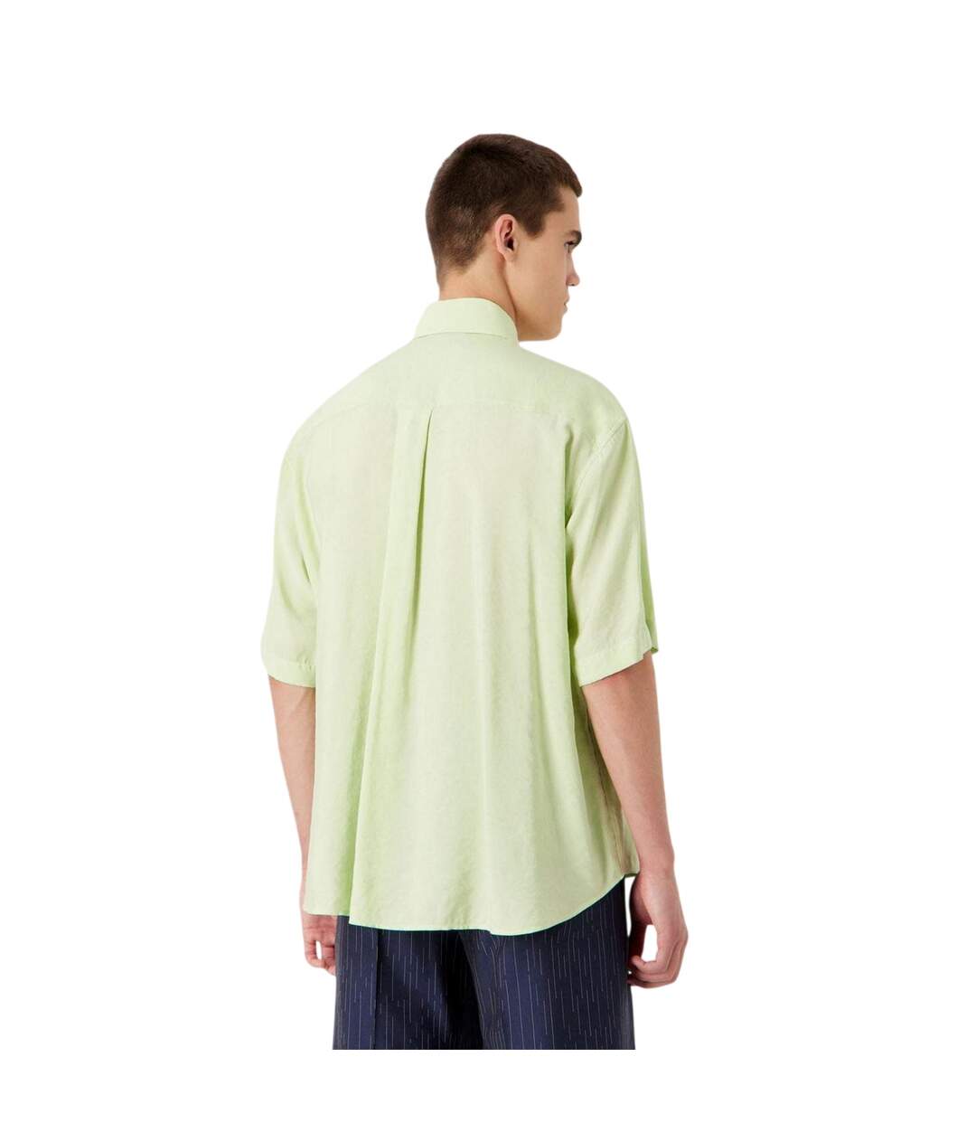 Mens Short-sleeved Shirt Green Emporio Armani EA7-3