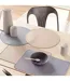 Set de Table Tissé Edward 30x45cm Gris-4