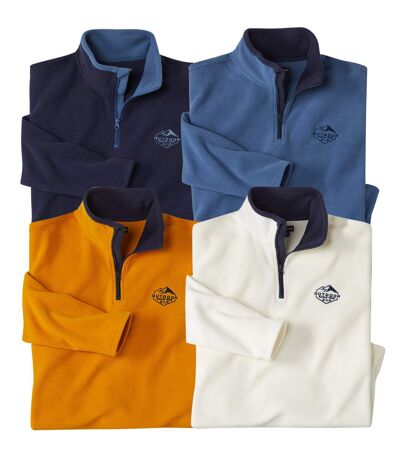 Pack of 4 Men's Microfleece Jumpers