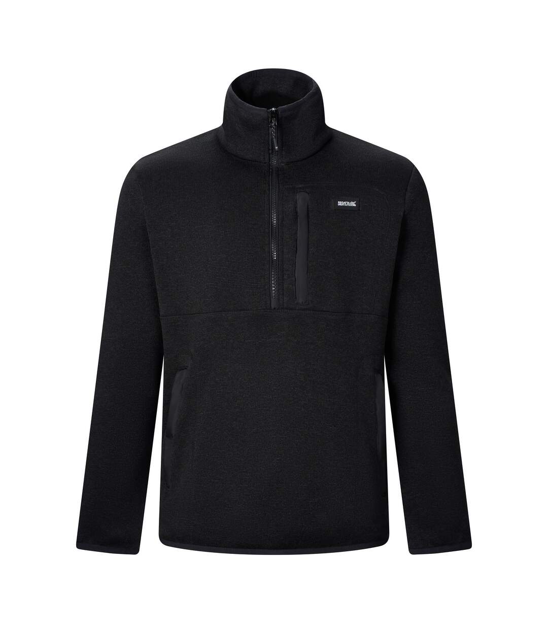 Haut Polaire À Col Montant Zippé Et Poche Sur Poitrine Barlee Homme Noir Regatta-1
