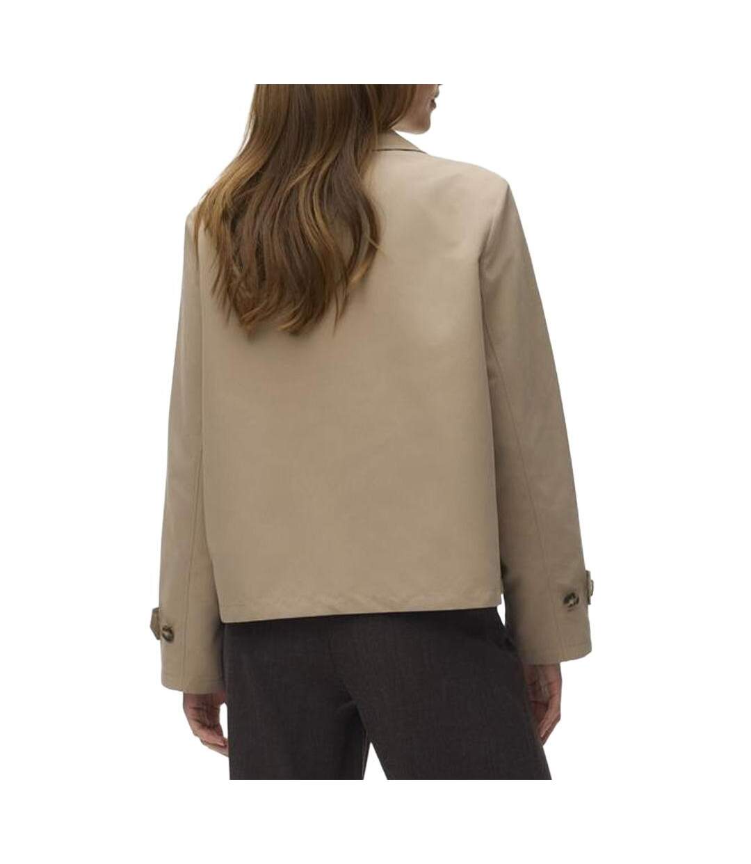Veste taupe femme vero moda chloé-2