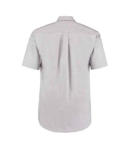 Chemise Manches Courtes Premium Homme Gris Argenté Kustom Kit