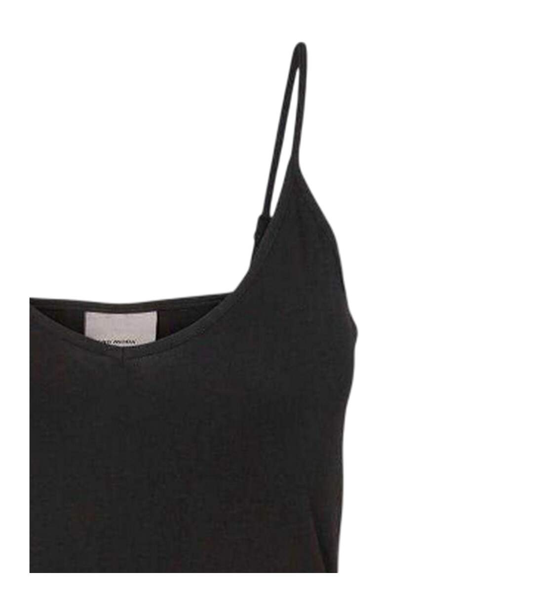 Lot De 2  Débardeurs Bretelles Fines Femme Noir Bordeaux Sombre Vero Moda-3