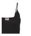 Lot De 2  Débardeurs Bretelles Fines Femme Noir Bordeaux Sombre Vero Moda-3