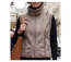 MAYFLOWER 828070U002 - Gilet sans manches marron en suédine : le chic du toucher peau de pêche-1