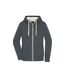 Veste Doubleface Femme Graphite Blanc Cassé James And Nicholson-1