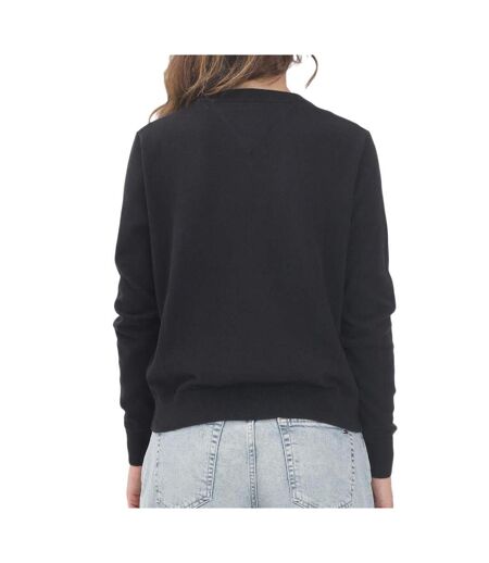 Pull noir femme tommy hilfiger vneck