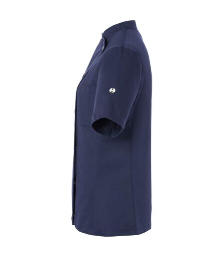 Womens/ladies Greta Chef Jacket Navy Karlowsky