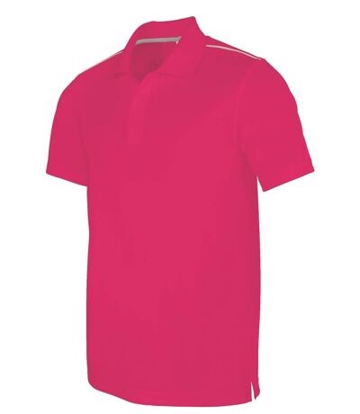 Polo homme sport - PA480 - rose fuchsia - manches courtes