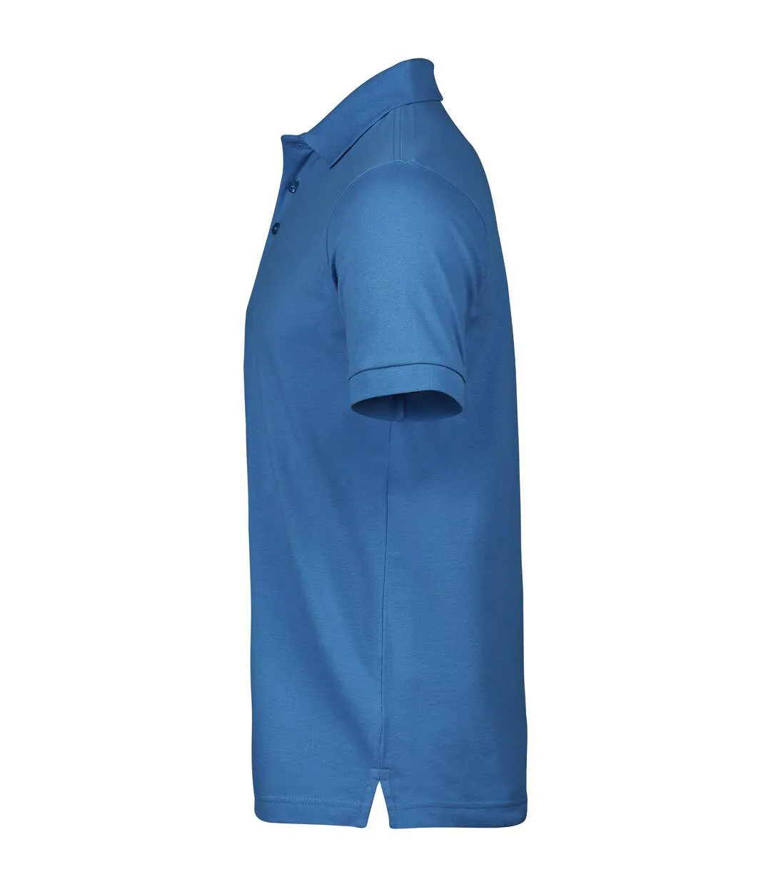 Mens Luxury Stretch Polo Shirt Ocean Blue Tee Jays-3