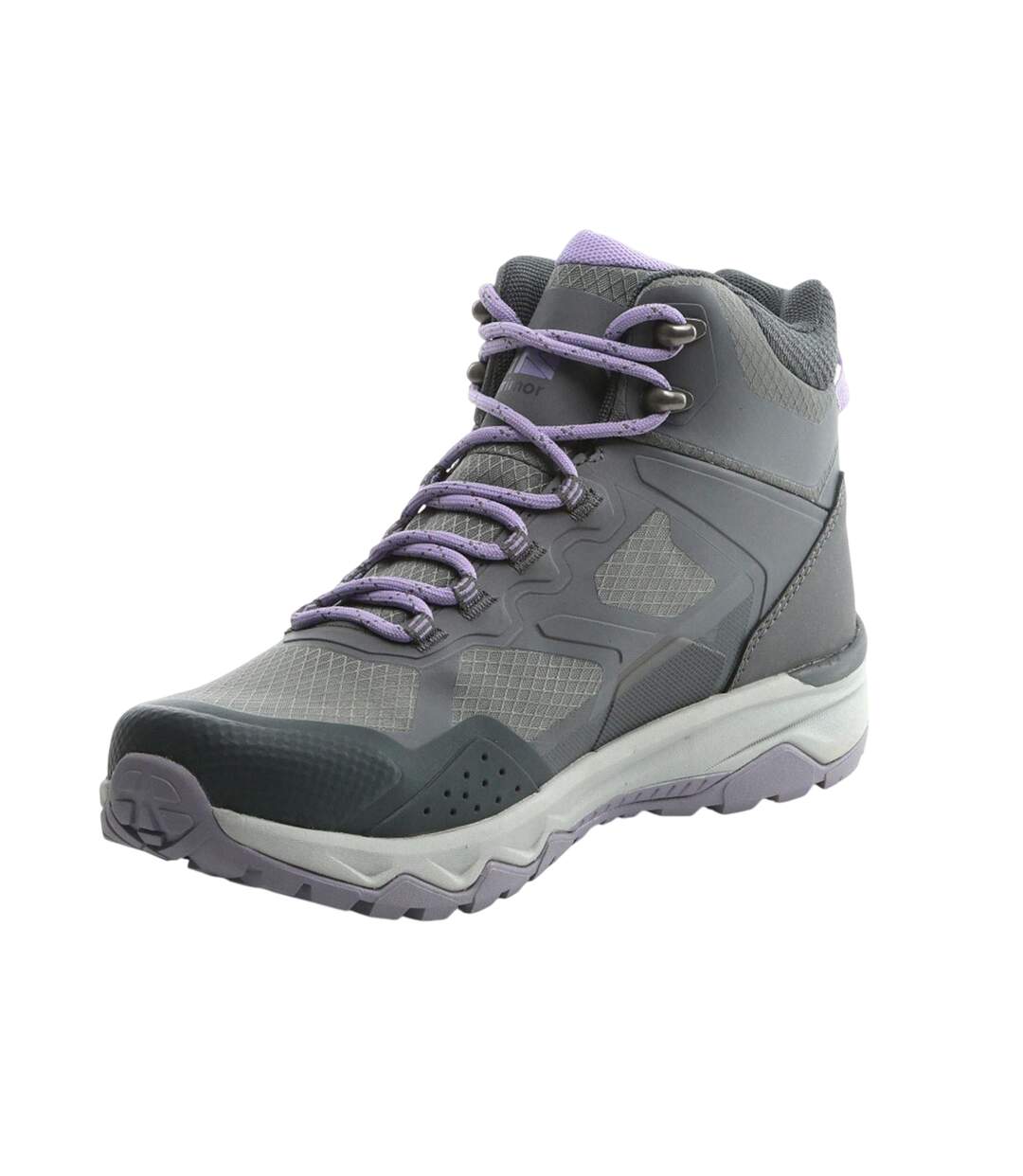 Womens/ladies Spiral Hiking Boots Grey Karrimor-4