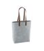 Tote Bag Premium Taille Unique Gris Chiné Brun Clair Bagbase-1
