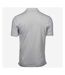 Mens luxury stretch pique polo shirt white Tee Jays