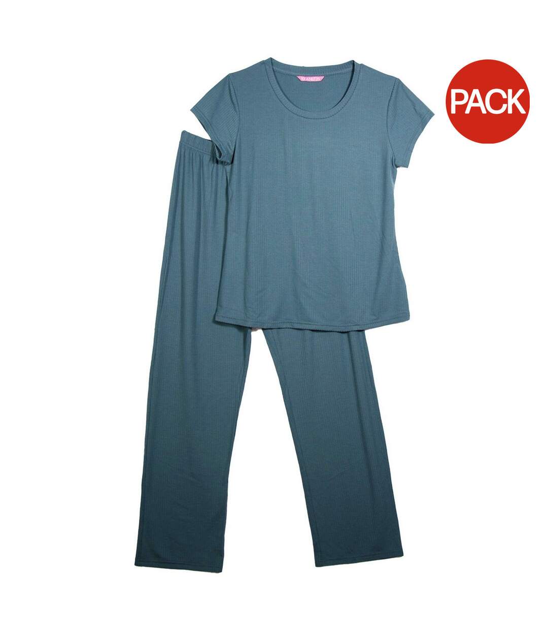 Ensemble De Vêtements De Détente Motif/style Côtelé Femme Vert Keanu-1