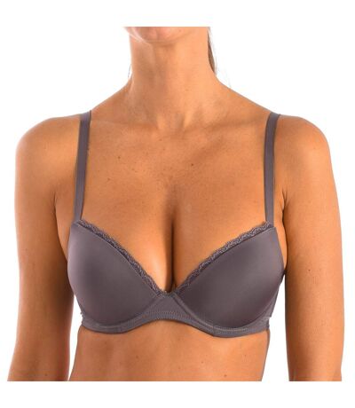 Underwired and push-up bra for women, NURIA model. Enhancement, firm support and everyday comfort.