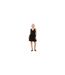 Robe Courte Motif/style Broderie Femme Noir Brave Soul-1