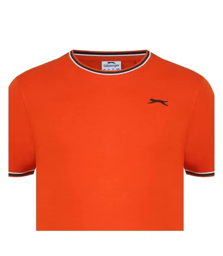 Mens Cotton T-shirt Bottle Green Slazenger