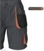 Bermuda de travail homme Terratrend 3231GN multi-poches gris et noir renforcé en tissu Oxford-4
